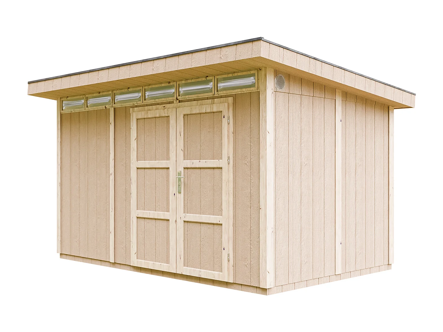 Abrigo com painéis LP® SmartSide® - 8.7m² / 412x279xH237 cm - M904A-CAVERN STEEL