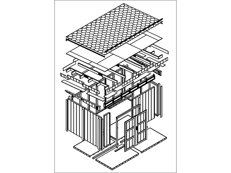 Abri de jardin qualité premium - 9m² / L412xL279xH237 cm - M904A-CAVERN STEEL