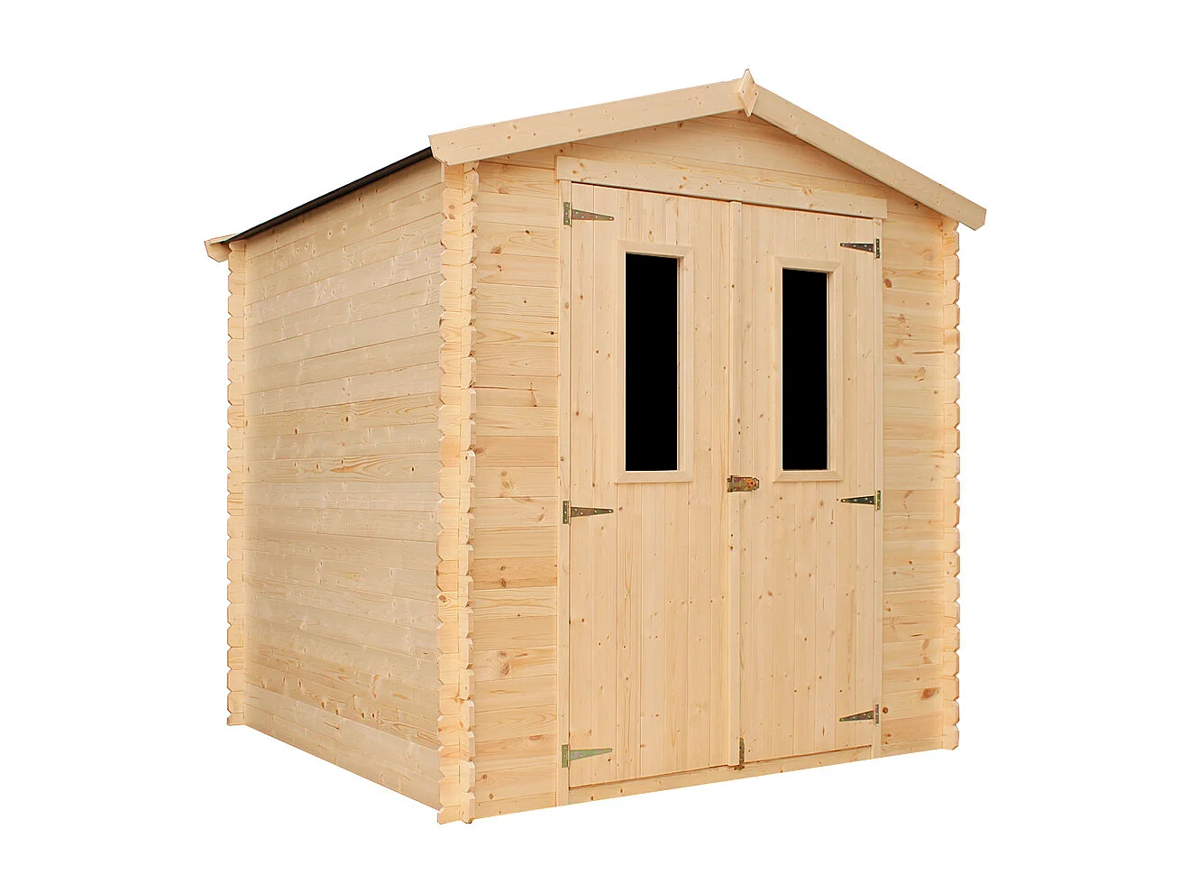 Cobertizo de madera CON SUELO TRATADO TIMBELA M343C+M343G - r H218 x 206 x 216 cm / 3,53 m2