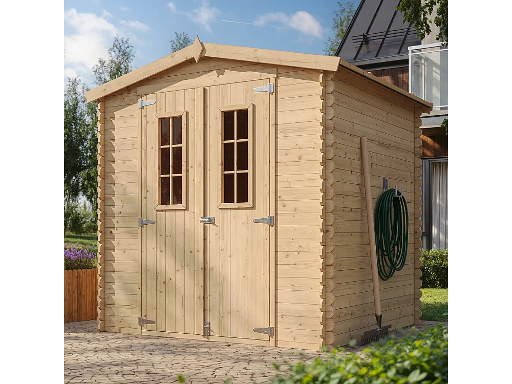 Domek ogrodowy z podłogą - M343C+M343G