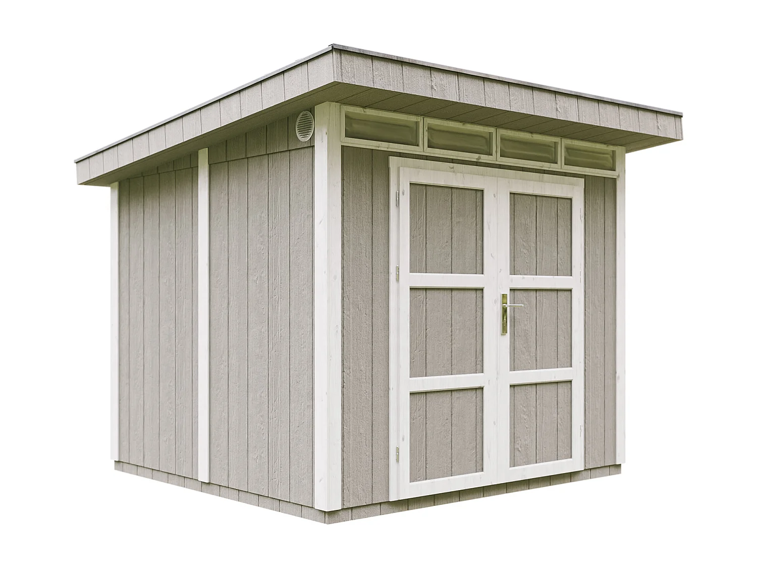 Timbela - Tuinhuis op houtbasis - M903A-TUNDRA GREY - LP SmartSide 6m2 /L294xL279xH237 cm
