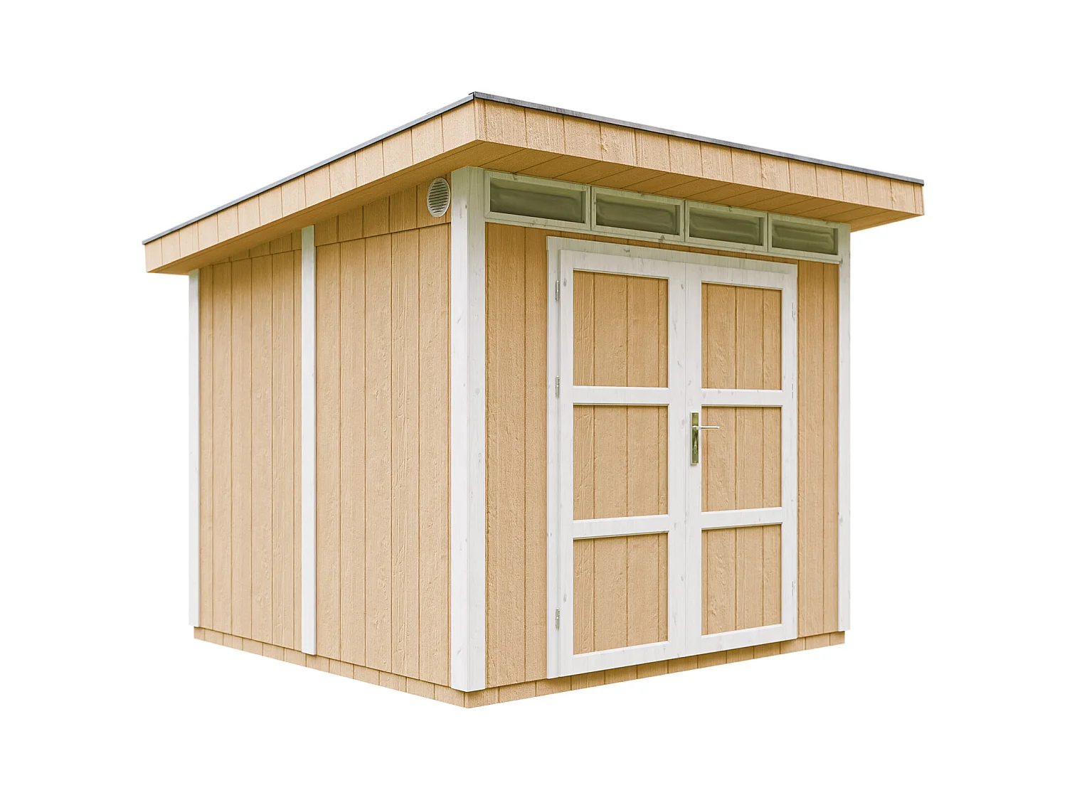 Abri de Jardin Qualité Premium 6m² /L294xL279xH237 cm - Timbela M903A-HARVEST HONEY
