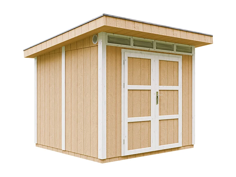 Abri de Jardin Qualité Premium 6m² /L294xL279xH237 cm - Timbela M903A-HARVEST HONEY