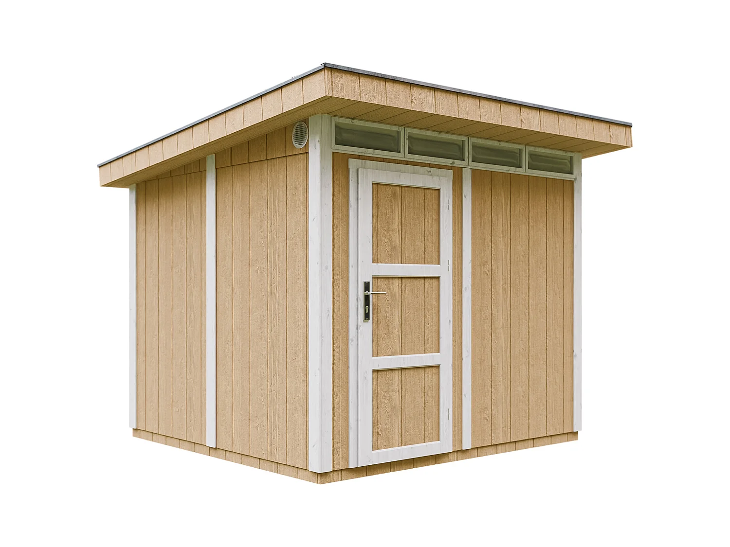 Abri de Jardin Qualité Premium 6m² /L294xL279xH237 cm - Timbela M903-HARVEST HONEY