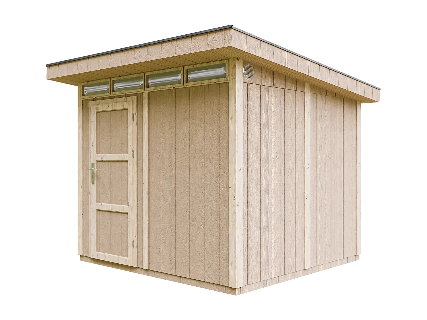 Abri de Jardin Qualité Premium 6m² /L294xL279xH237 cm - Timbela M903-HARVEST HONEY