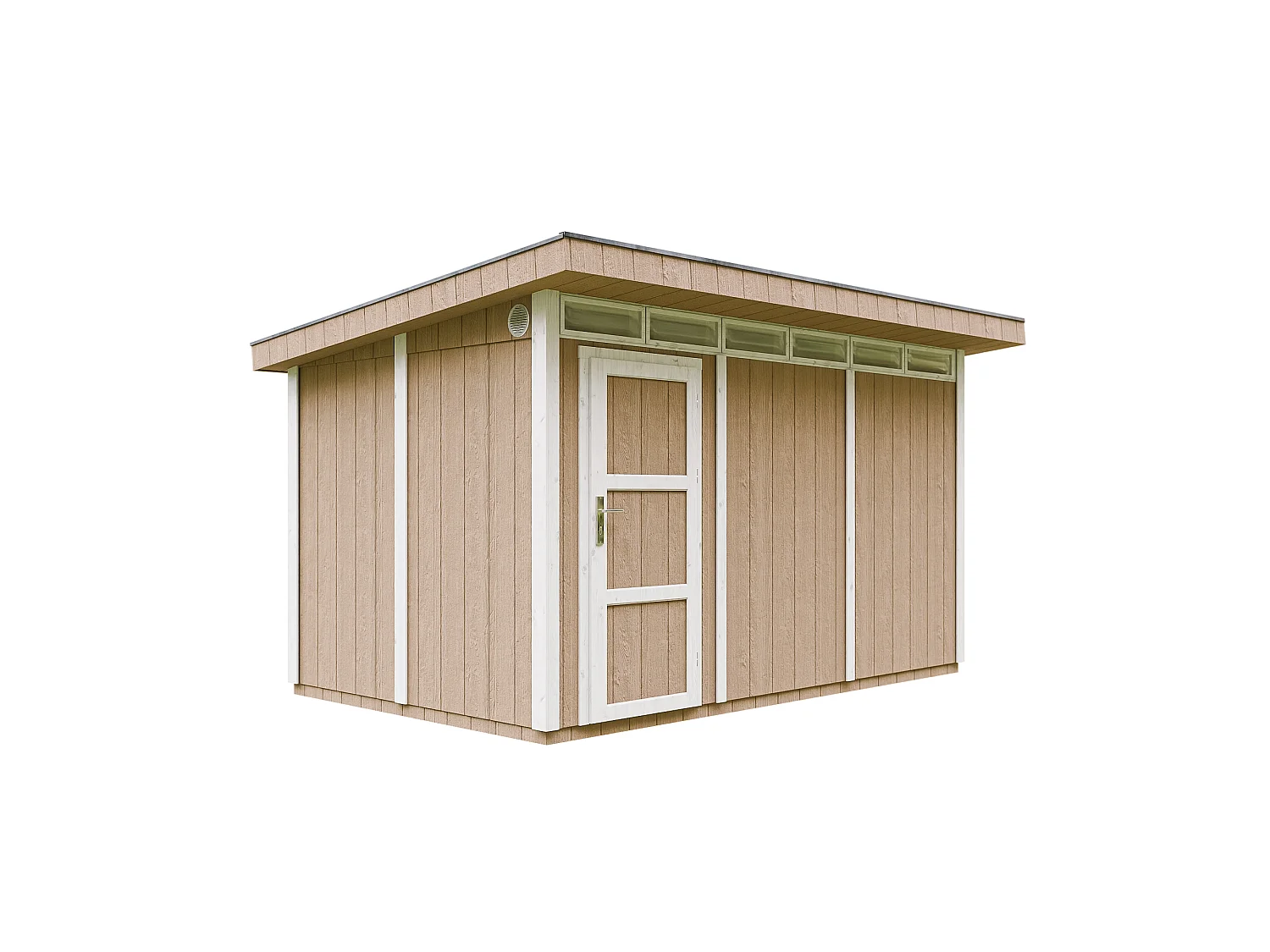 Abri de jardin qualité premium - 9m² / L412xL279xH237 cm - M904-TERRA BROWN