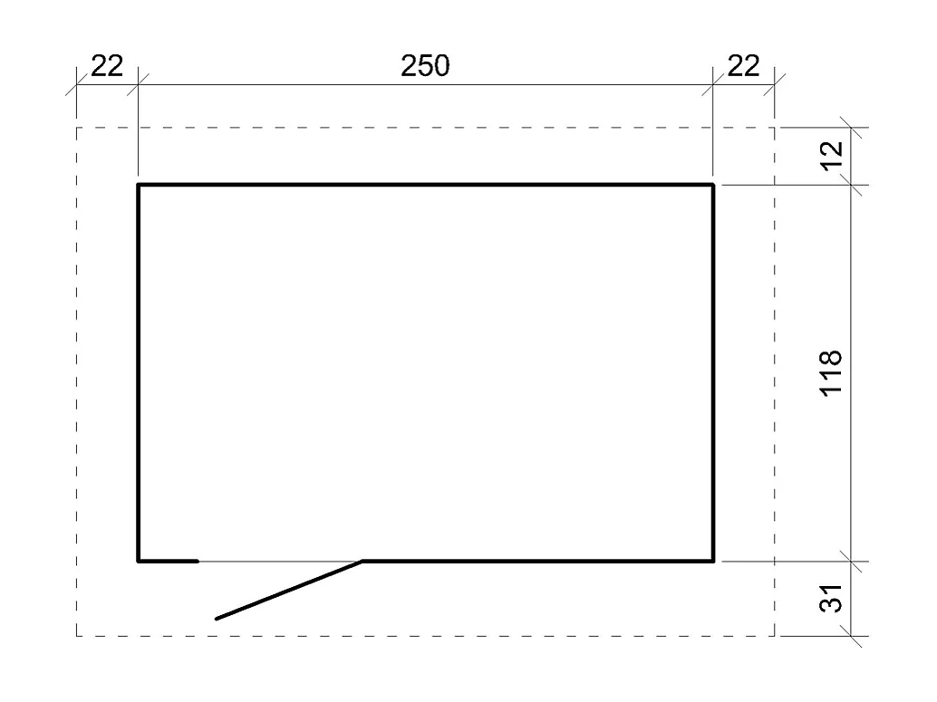 Gartenhaus premium qualität mit boden und bitumenfliesen - 3m² / B161xL294xH239 cm - M901-CAVERN STEEL