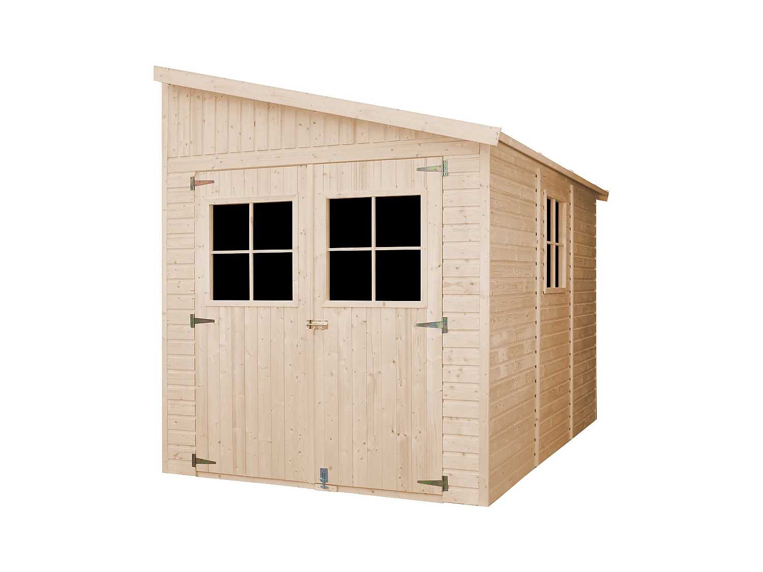 Abri de Jardin en Bois (avec paroi latérale) - 6 m2 - TIMBELA M339A