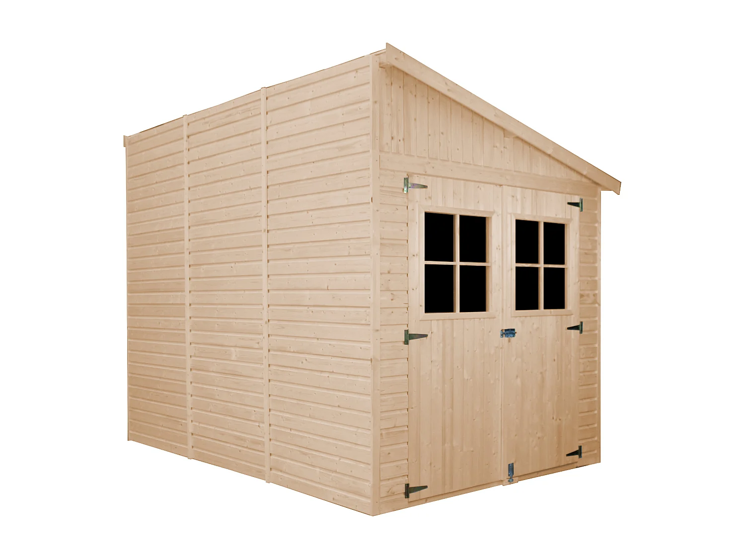 Abri de Jardin en Bois (avec paroi latérale) - 6 m2 - TIMBELA M339A