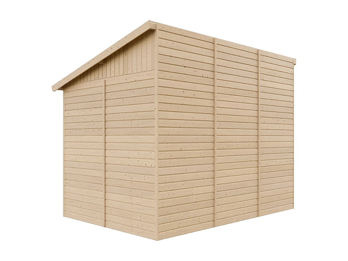 Galpão jardim de madeira - 6 m² / H245x318x218 cm - M339A