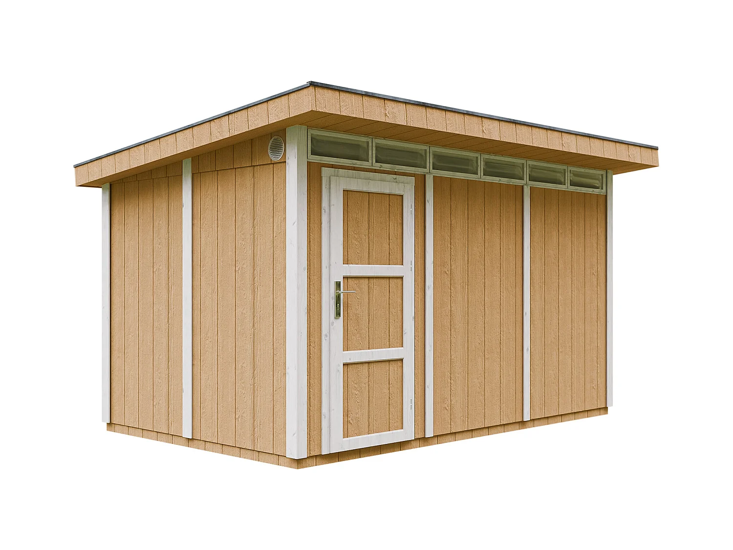 Abri de Jardin Qualité Premium 9m² / L412xL279xH237 cm - Timbela M904-HARVEST HONEY