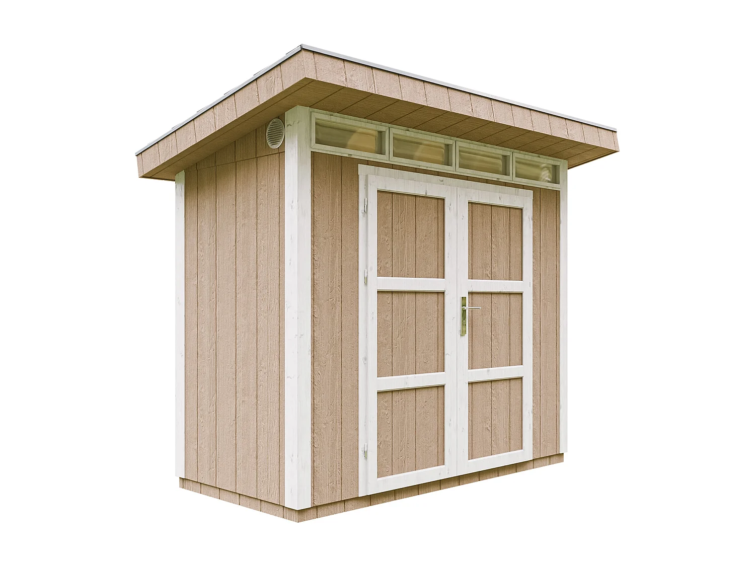 Abri de Jardin Qualité Premium 3m²/L161xL294xH239 cm - Timbela M901A-TERRA BROWN