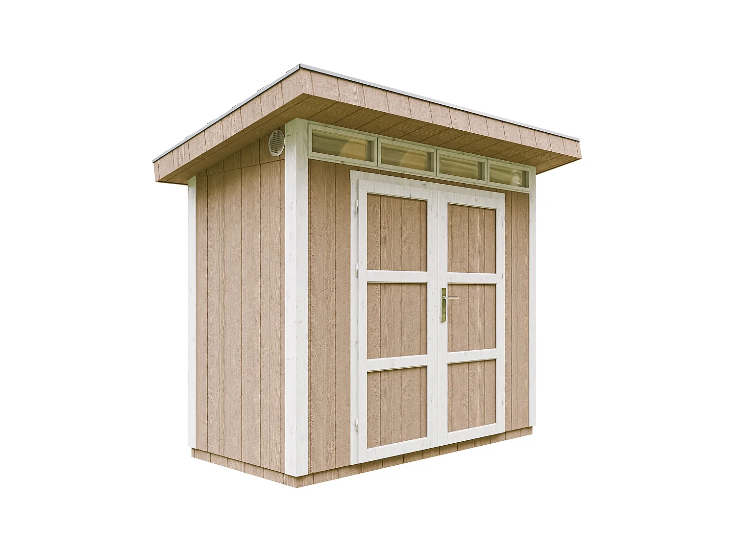 Abri de Jardin Qualité Premium 3m²/L161xL294xH239 cm - Timbela M901A-TERRA BROWN