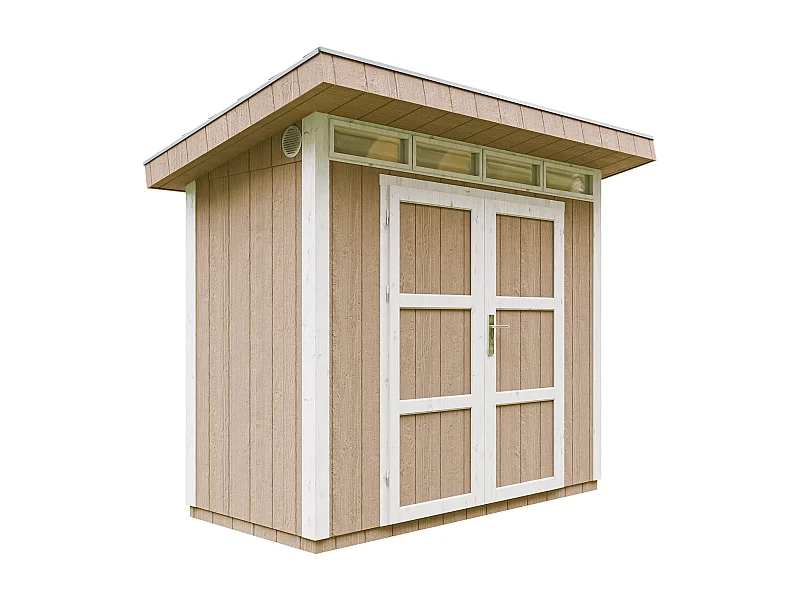 Abri de Jardin Qualité Premium 3m²/L161xL294xH239 cm - Timbela M901A-TERRA BROWN