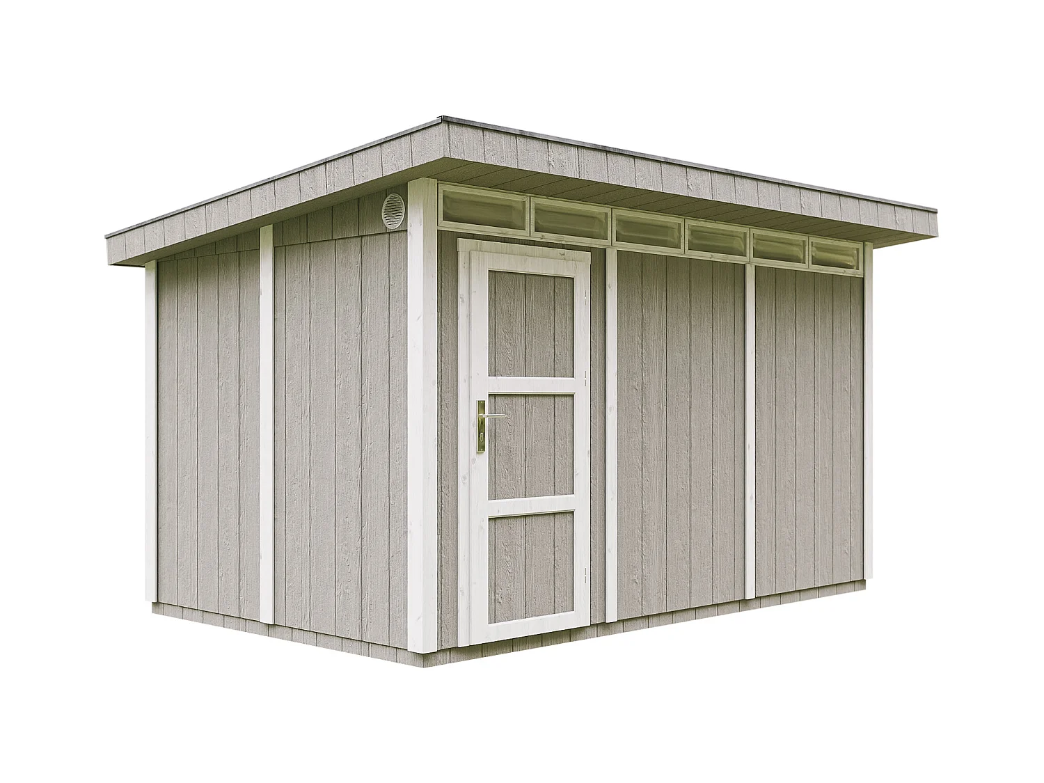 Abri de Jardin Qualité Premium 9m² / L412xL279xH237 cm - Timbela M904-TUNDRA GREY