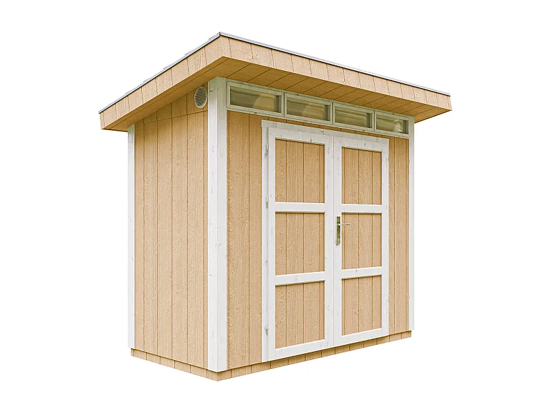 Abri de Jardin Qualité Premium 3m²/L161xL294xH239 cm - Timbela M901A-HARVEST HONEY