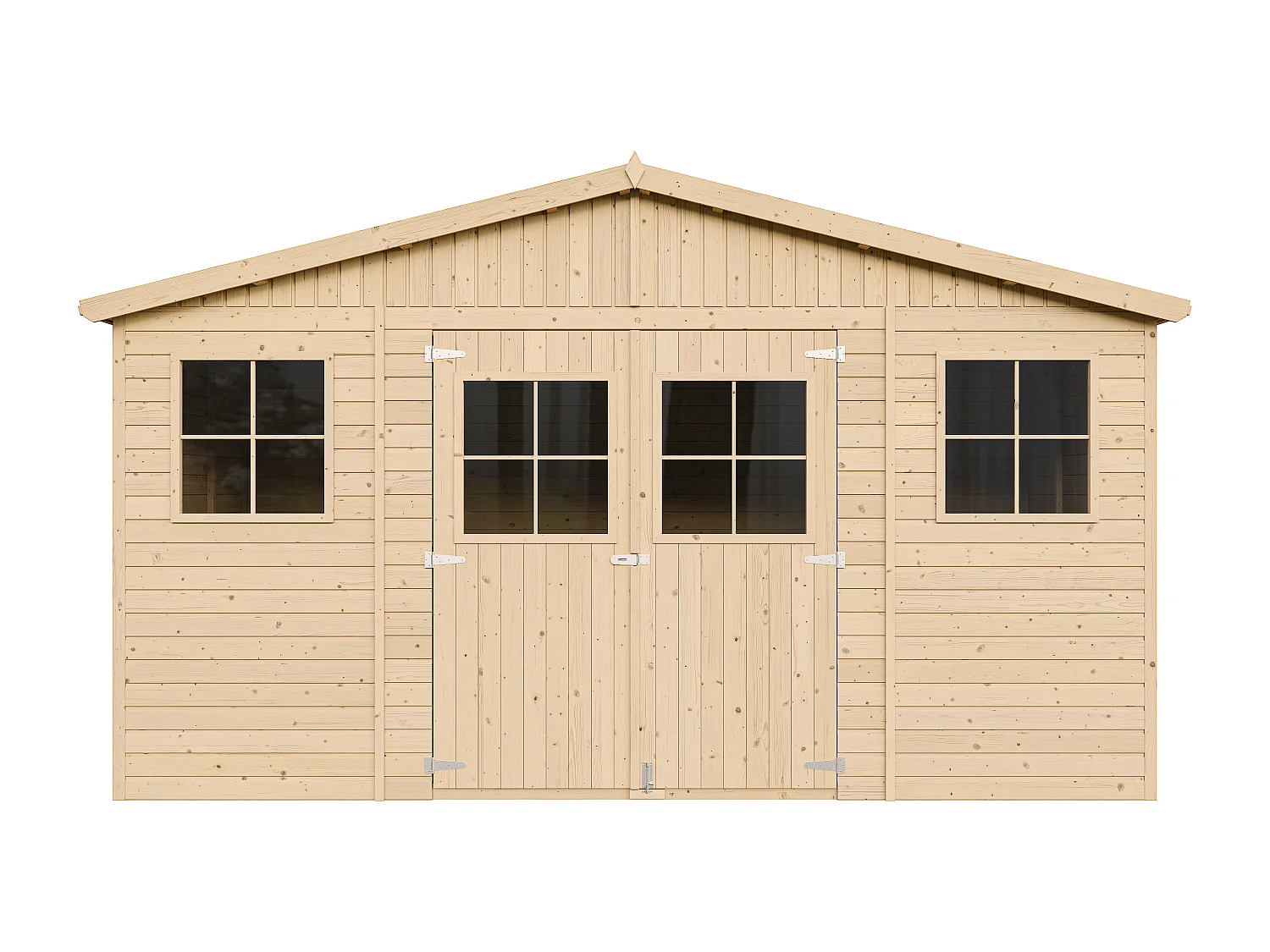 Cobertizo de madera para jardín - A246x418x320 cm / 12m² - M331