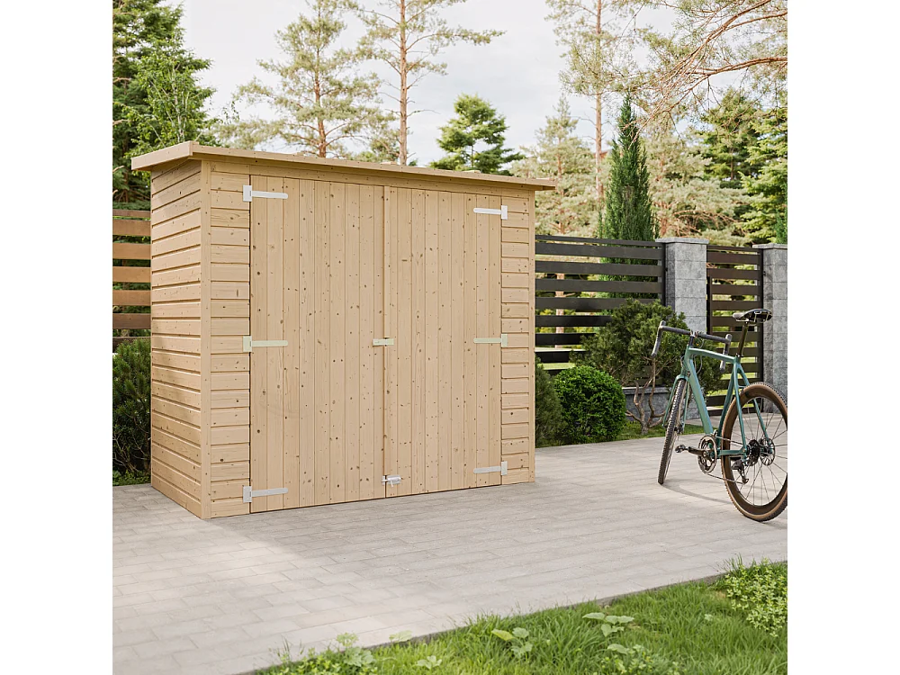 Caseta de madera - 123x223 cm / 2.1 m² - M348