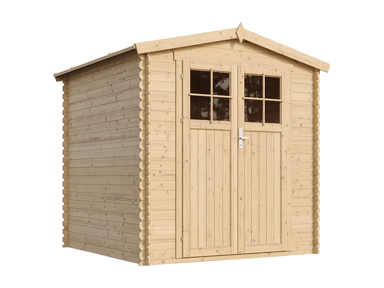 Casetta da giardino in legno per esterni - L216xL206xA218 cm / 3.53 m² - M343F