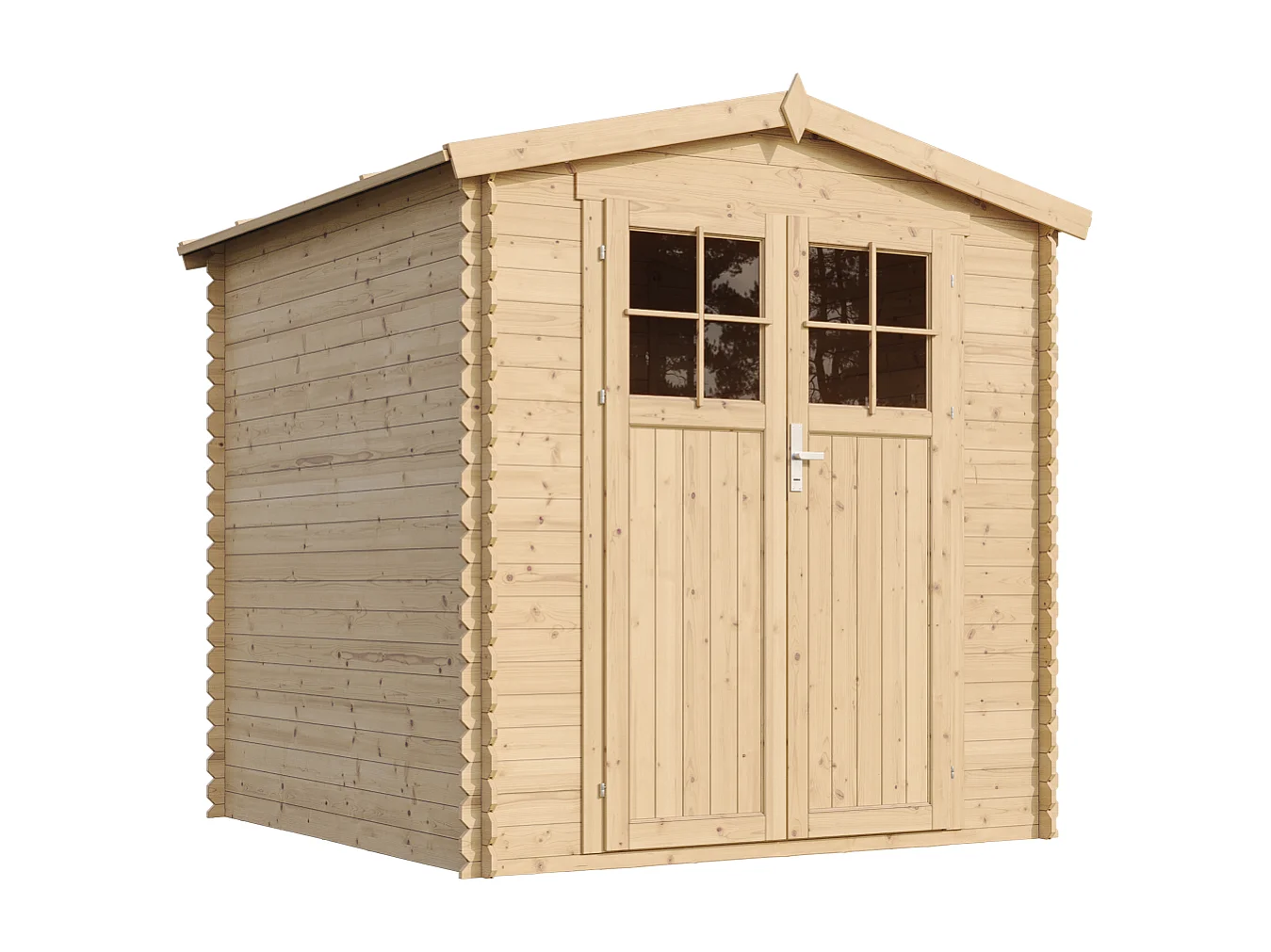Houten tuinschuurtje zonder vloer met hoogwaardige afsluitbare deur - 3.53 m² - M343F