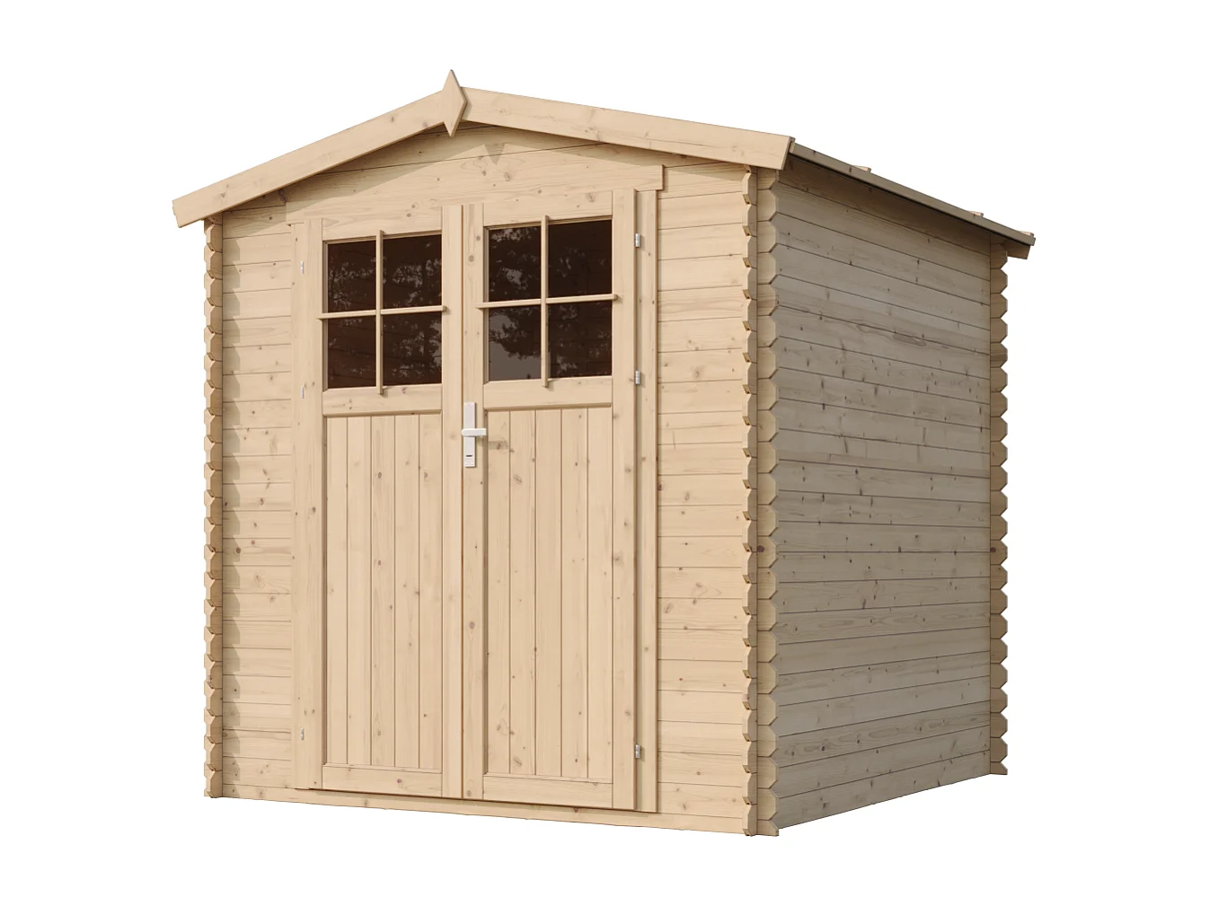 Houten tuinschuurtje zonder vloer met hoogwaardige afsluitbare deur - 3.53 m² - M343F