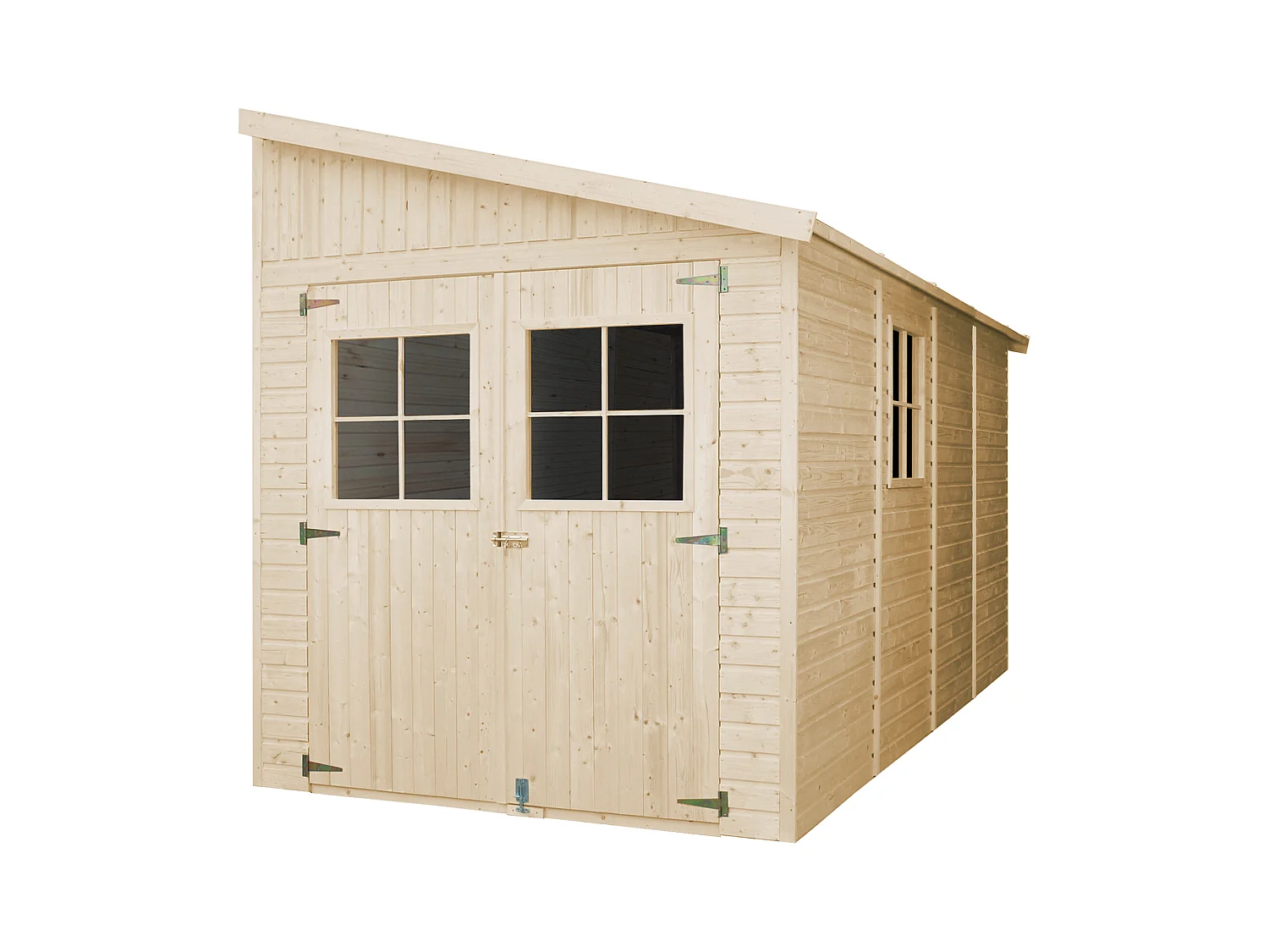 Abri de Jardin en Bois (avec paroi latérale) - 8 m2 - TIMBELA M340A