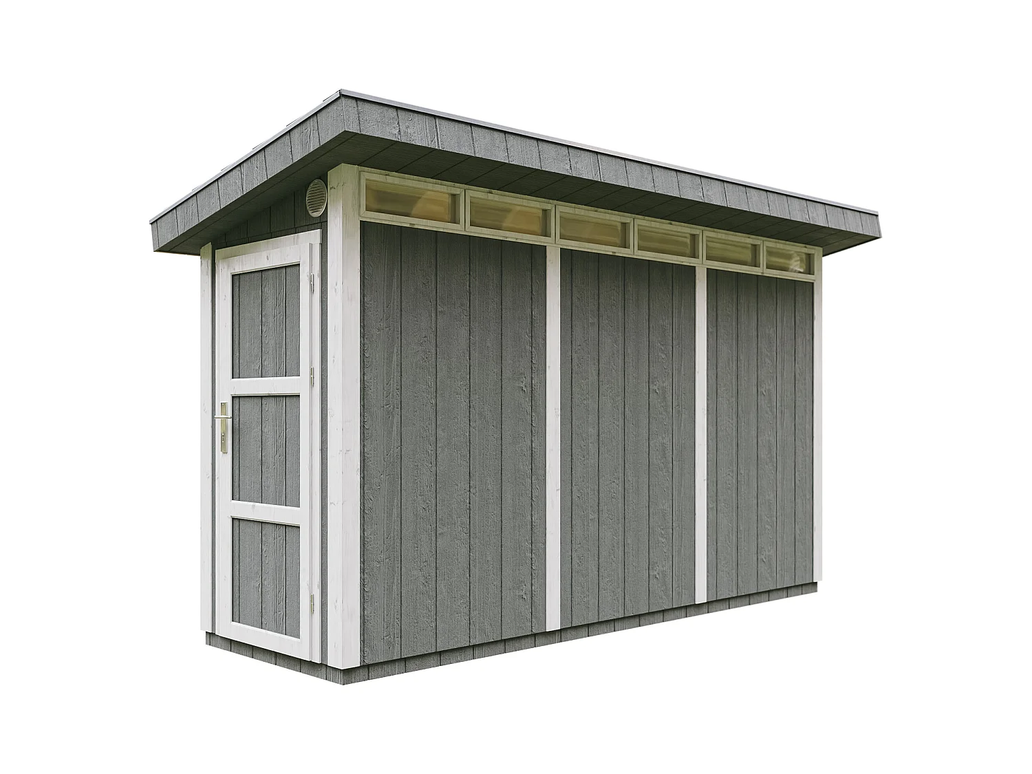 Abri de Jardin Qualité Premium 4m² /L161xL412xH239 cm - Timbela M902-CAVERN STEEL