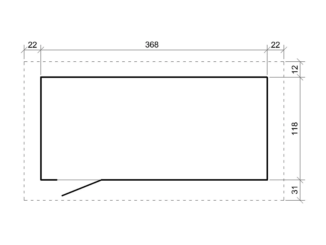 Gartenhaus premium qualität mit boden und bitumenfliesen - 4.3m² / B161xL411xH239 cm - M902-CAVERN STEEL