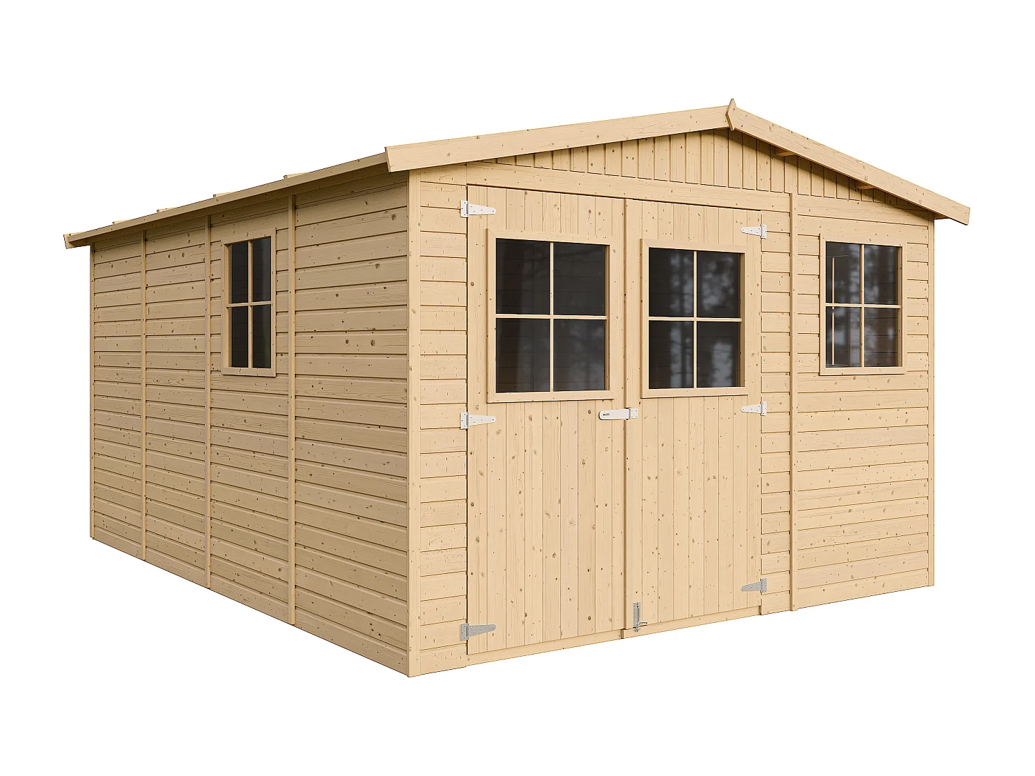 Cobertizo de madera - 324x416 cm / 12m² - M336