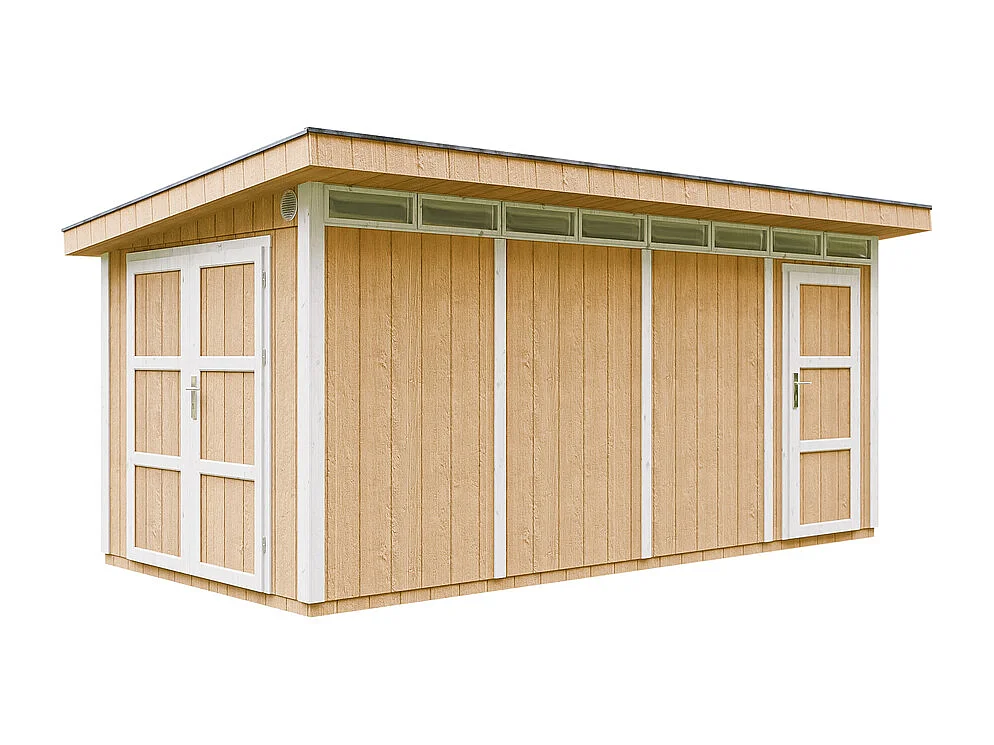 Abri de jardin qualité premium - 8.52+2.95 m² - cabane de jardin exterieur cabane de jardin exterieur - garage moto exterieur - M905C - HARVEST HONEY