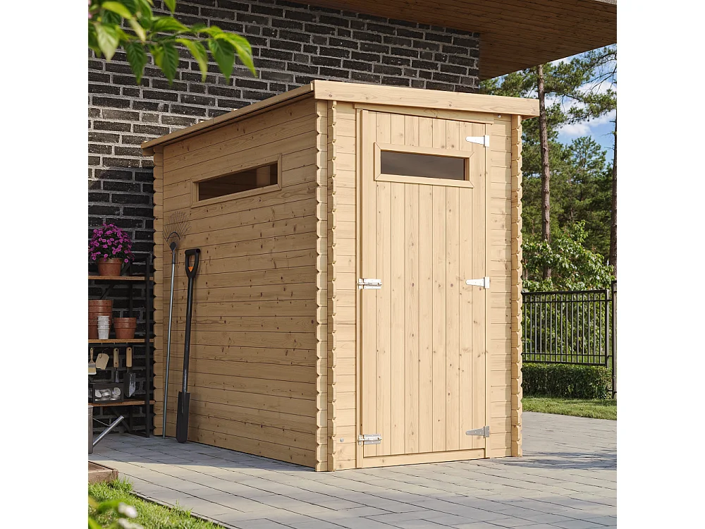 Abri de jardin en bois - l239xL144xH198 cm/2.63 m2 - M306A