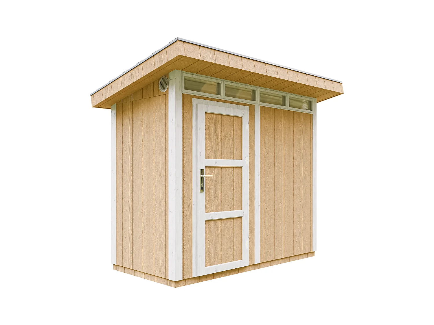 Abri de Jardin Qualité Premium 3m²/L161xL294xH239 cm - Timbela M901-HARVEST HONEY