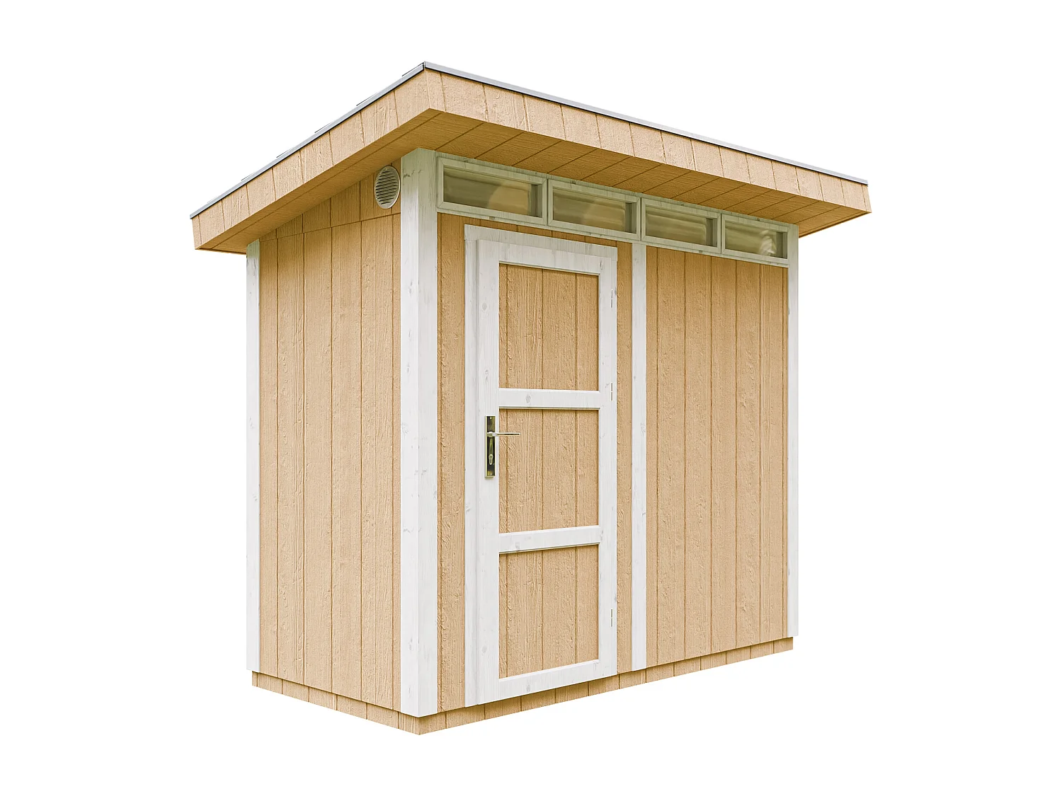 Gartenhaus premium qualität mit boden und bitumenfliesen - 3m² / B161xL294xH239 cm - M901-HARVEST HONEY