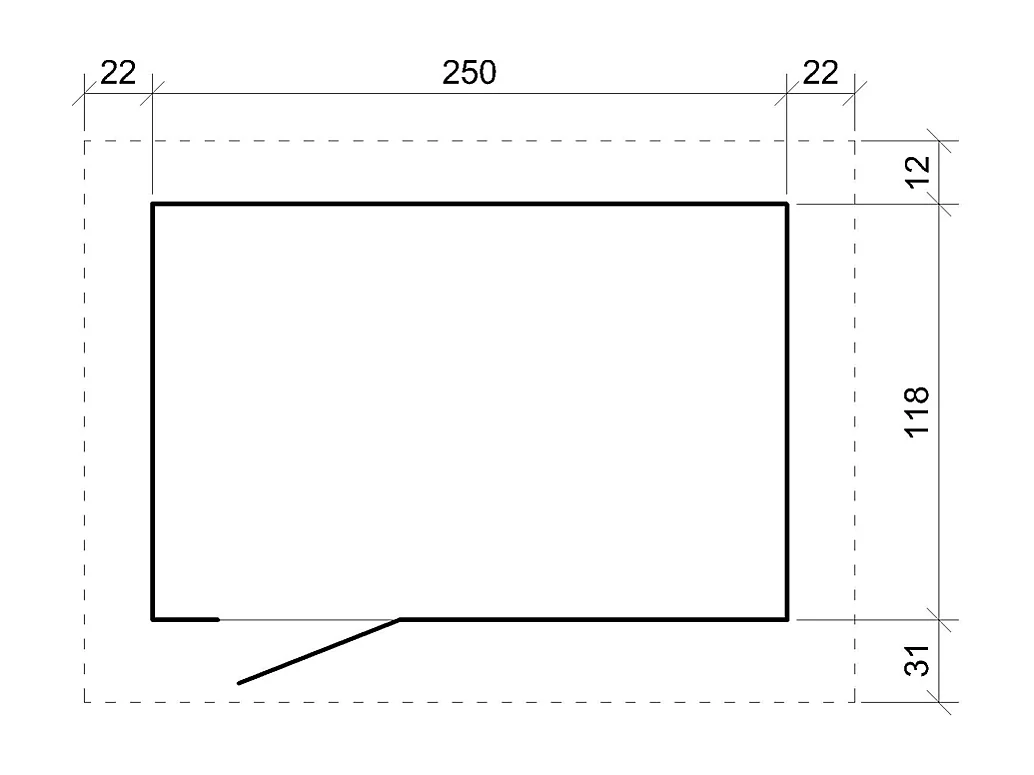 Gartenhaus premium qualität mit boden und bitumenfliesen - 3m² / B161xL294xH239 cm - M901-HARVEST HONEY