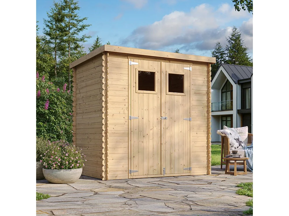 Timbela M311+M311G - Houten tuinschuurtje 2.22 m2 - met geimpregneerde vloer