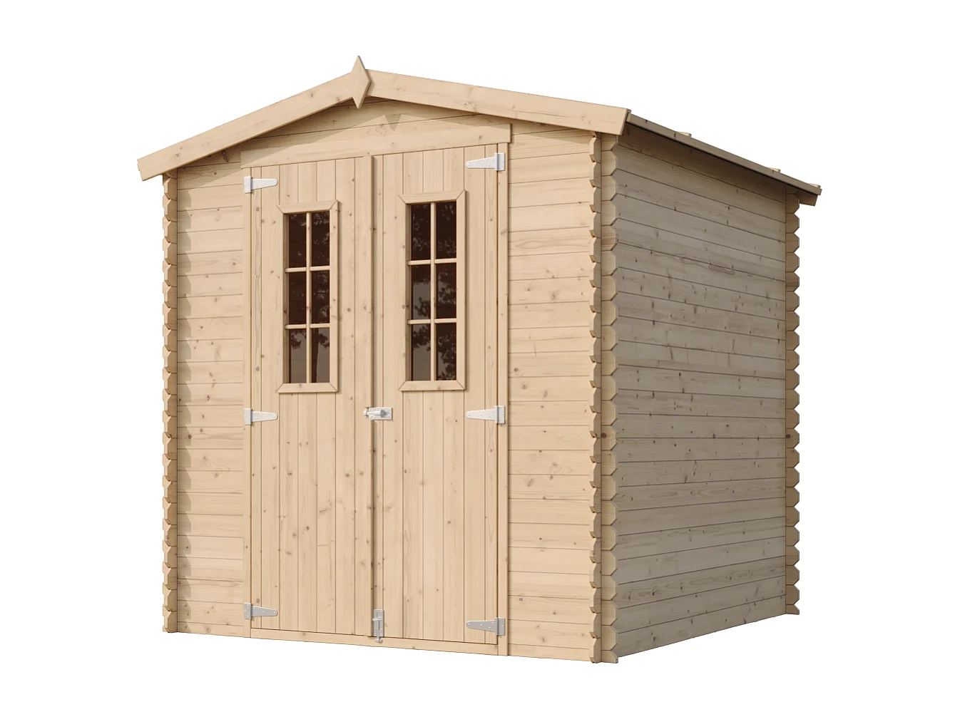 Cobertizo de madera - H218x206x216 cm / 3.53 m² - M343C