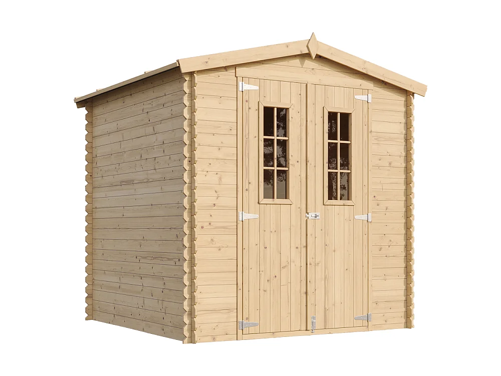 Abri de jardin en bois - I216xL206xH218 cm/ 3.53 m2 - M343C
