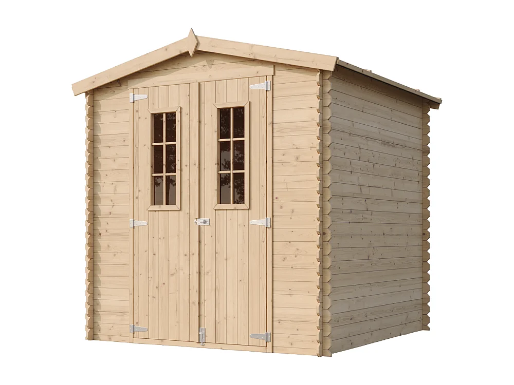 Abri de jardin en bois - I216xL206xH218 cm/ 3.53 m2 - M343C