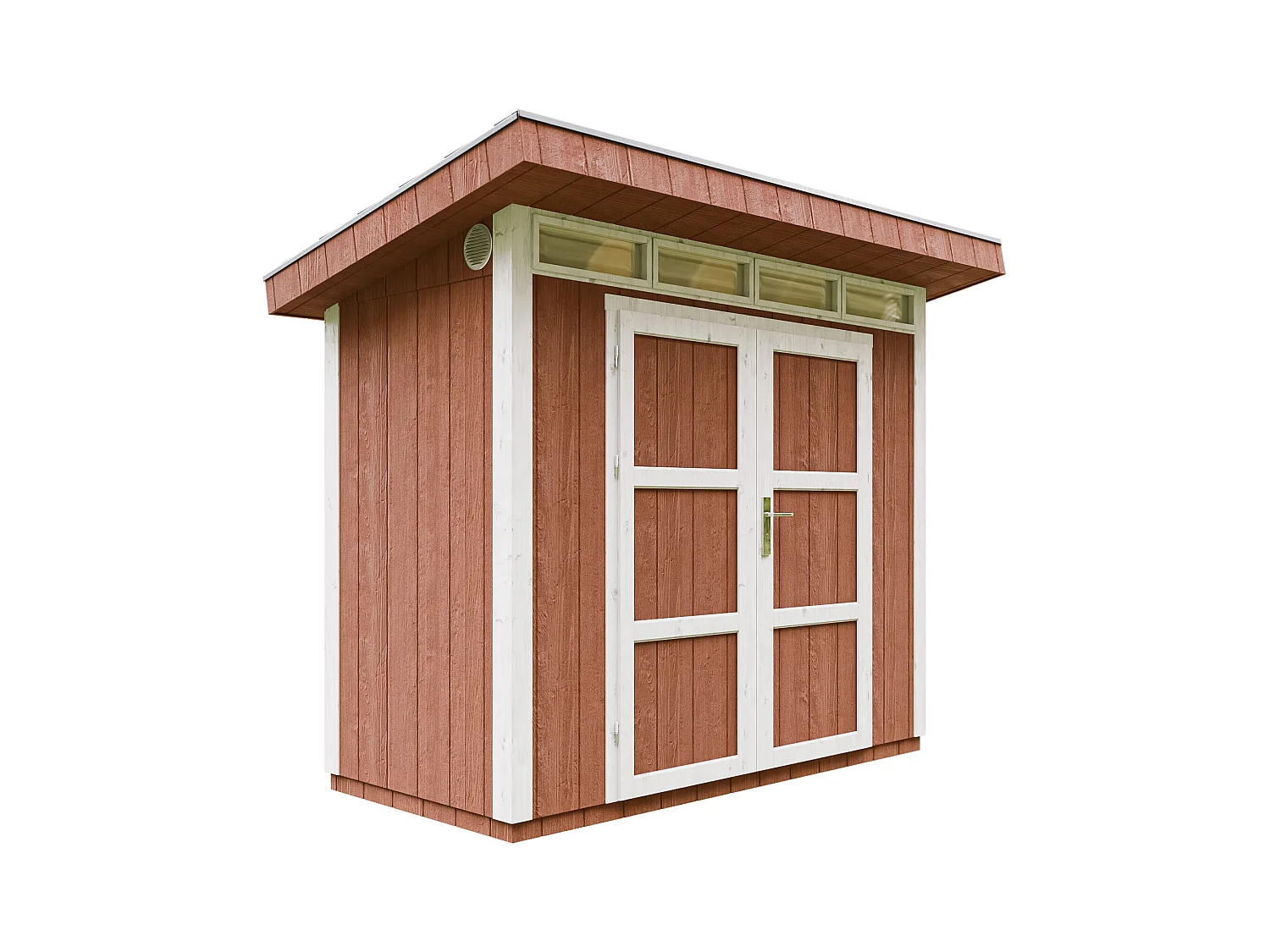 Abri de Jardin Qualité Premium 3m²/L161xL294xH239 cm - Timbela M901A-REDWOOD RED