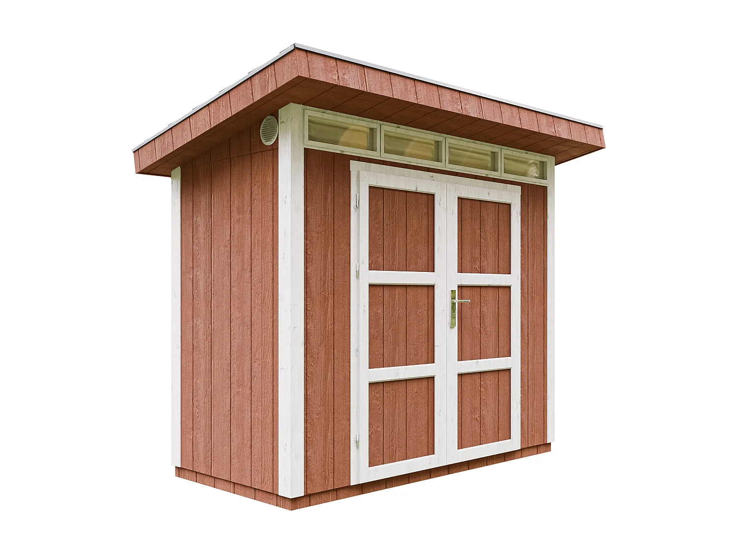 Abri de Jardin Qualité Premium 3m²/L161xL294xH239 cm - Timbela M901A-REDWOOD RED