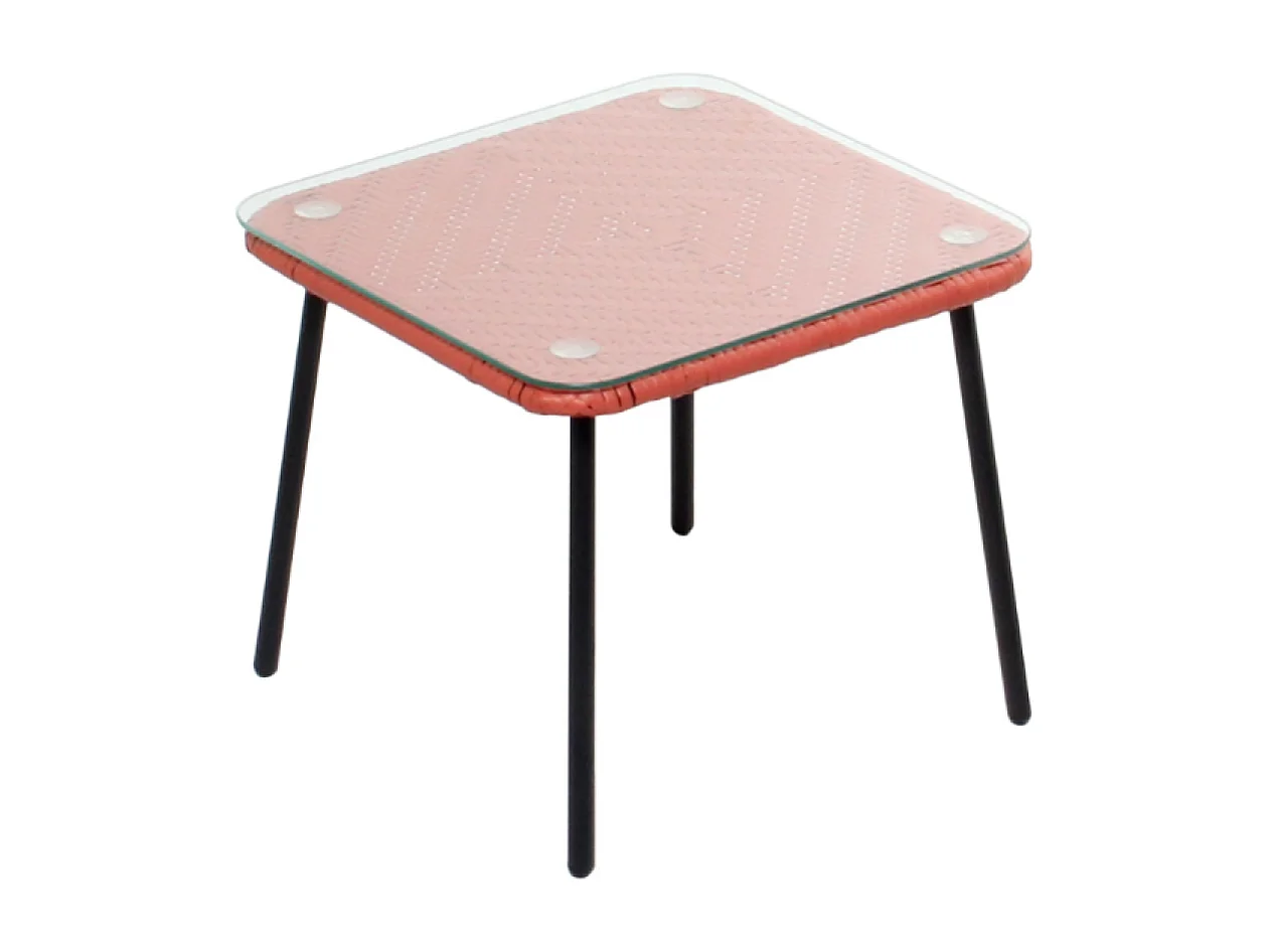 Set van 2 Acapulco fauteuils + terracotta salontafel