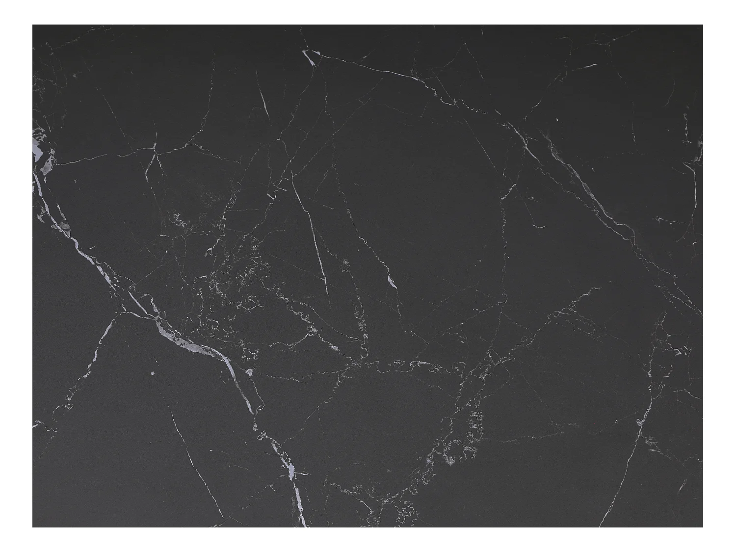 Tavolino in ceramica, Vetro e Metallo Effetto Marmo Nero - NALESIA della Maison Céphy