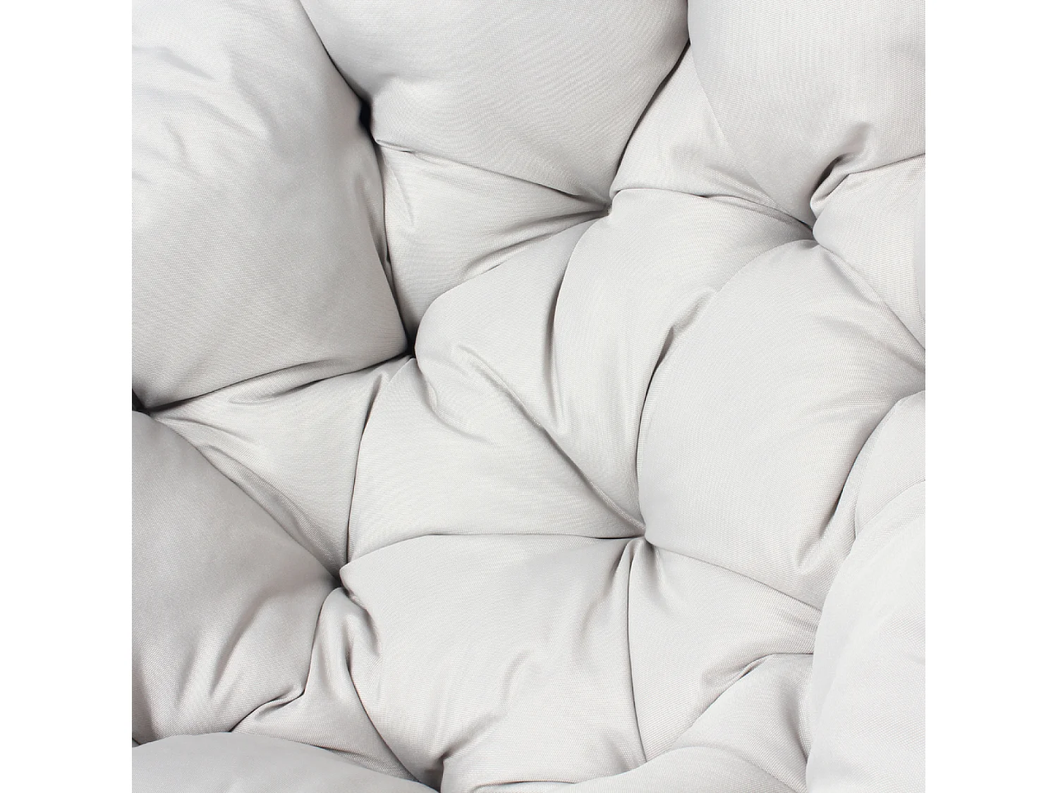 Draaibare Rotan Effect Fauteuil met Kussen PAPASAN - Moderne Exotische Comfort