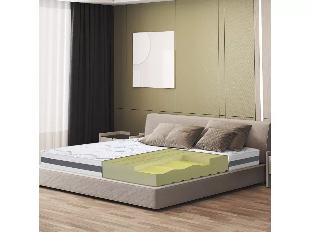 Kauf Unique Großes Einzelbett Matratze 120x200 Memory | Premium Qualität | Höhe 20 cm | Made in Italy