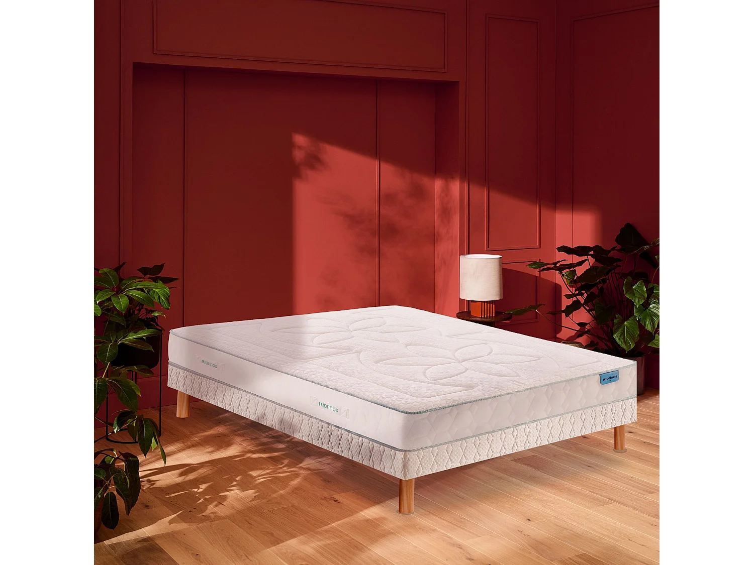 Matelas latex 100% naturel 7 zones 22cm Merinos COZYGREEN 2 -140x200