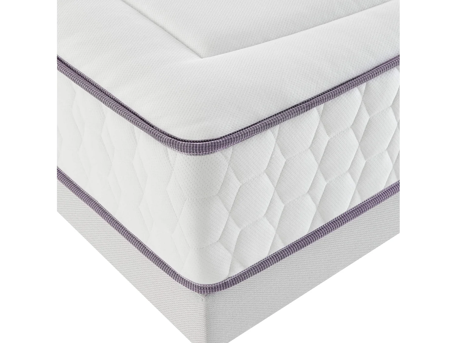 Matelas Merinos ressorts ensachés et mémoire de forme Beauty Bed 200x200