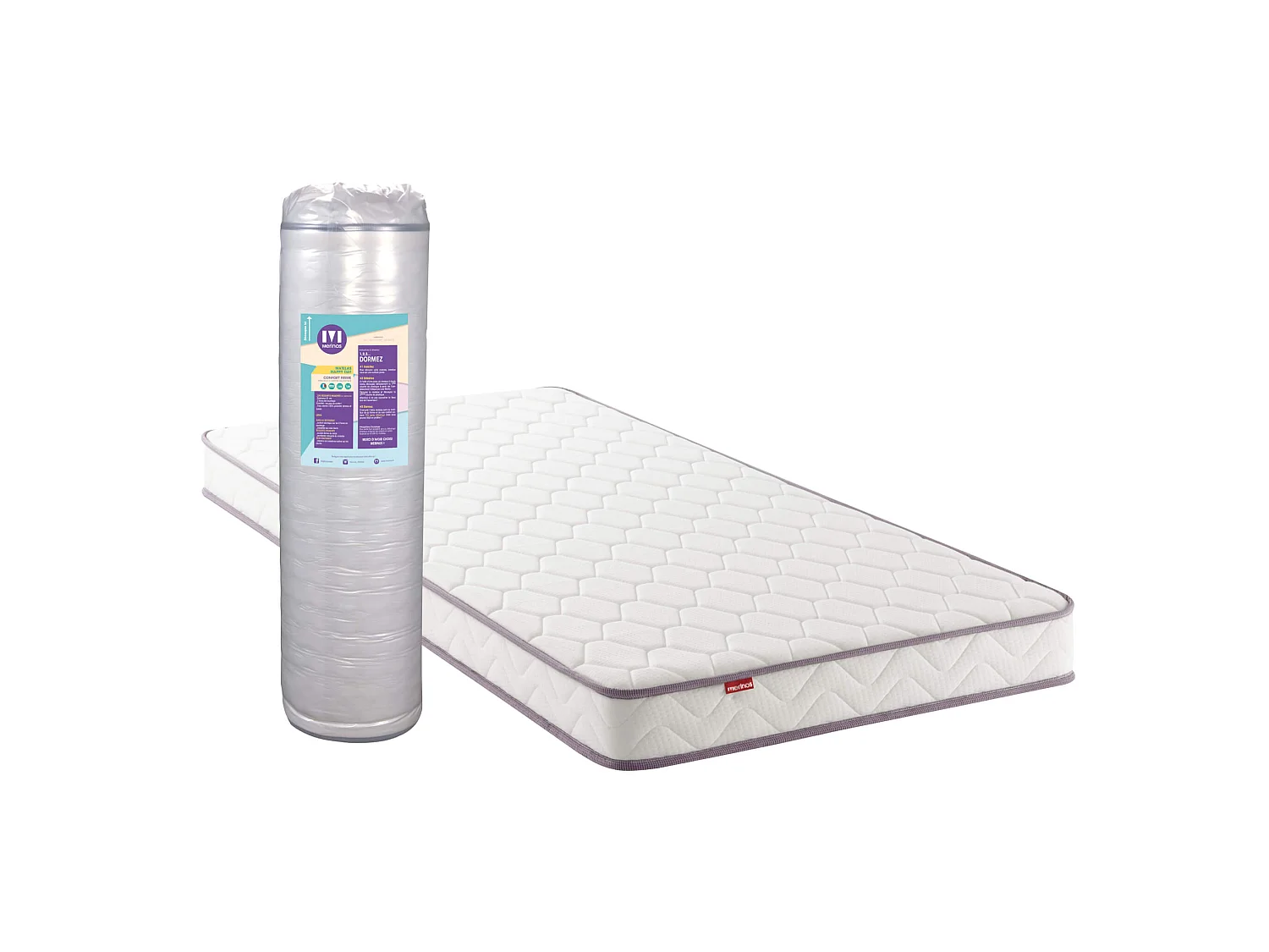 Matelas Merinos ressorts ensachés Happy Day 90x200