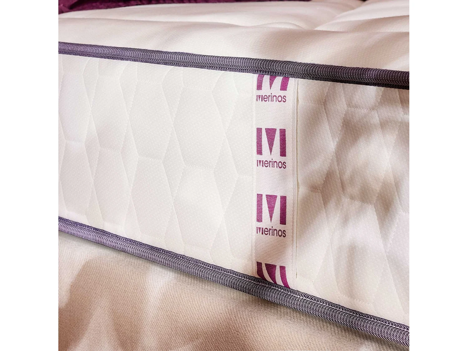 Matelas Merinos ressorts ensachés, mémoire de forme et latex Full Bed 200x200