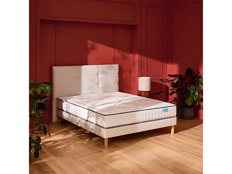 Matelas Merinos ressorts ensachés, mémoire de forme et latex Full Bed 200x200