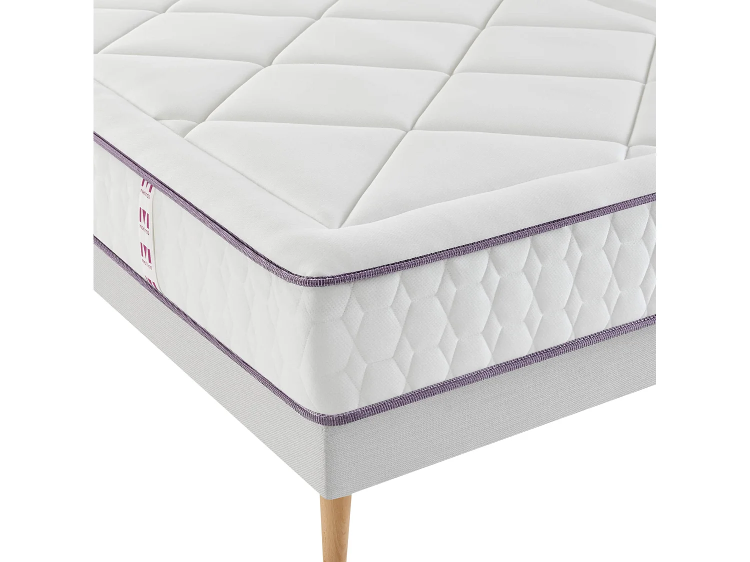 Matelas Merinos ressorts ensachés, mémoire de forme et latex Full Bed 140x190